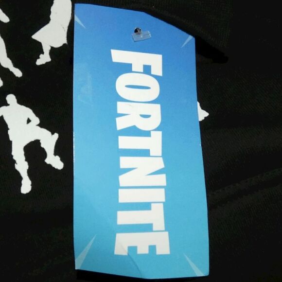 Fortnite Unisex Nerdcore Emote Dance Licensed Thick Epic Games Black Hoodie - Picture 5 of 8